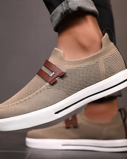 Men's Lightweight Mesh Breathable Casual Sneakers - Soft Sole Comfort Footwear