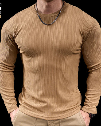 Men's Slim Fit Long Sleeve Sweater