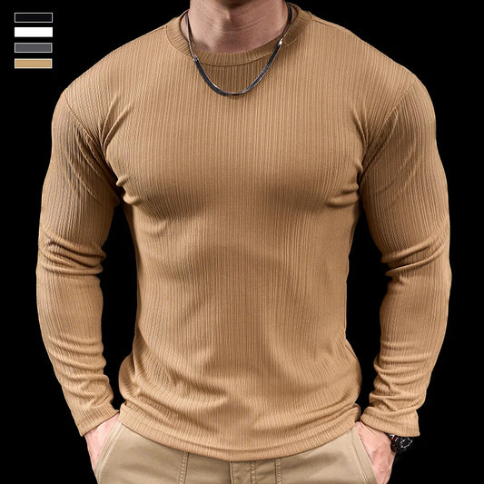 Men's Slim Fit Long Sleeve Sweater