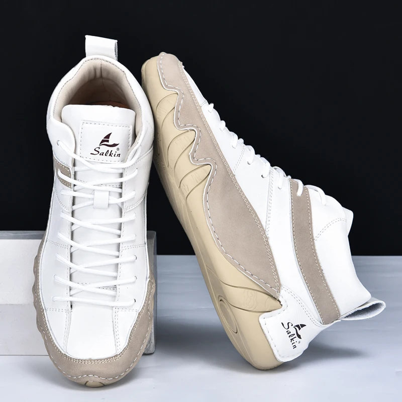 Men's Breathable Casual Faux Leather Shoes