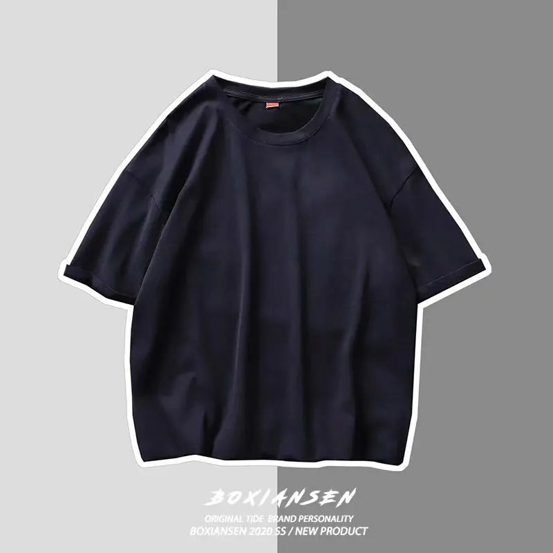 Men's Loose-Fit Breathable Knitted Long Sweater