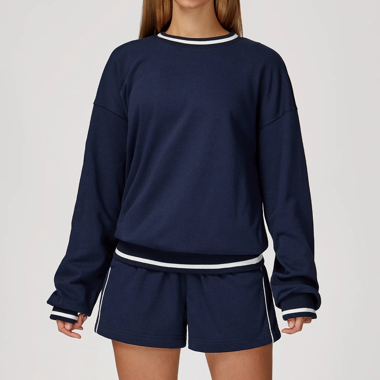 Women's Two-Piece Sweater and Sweatpants Set