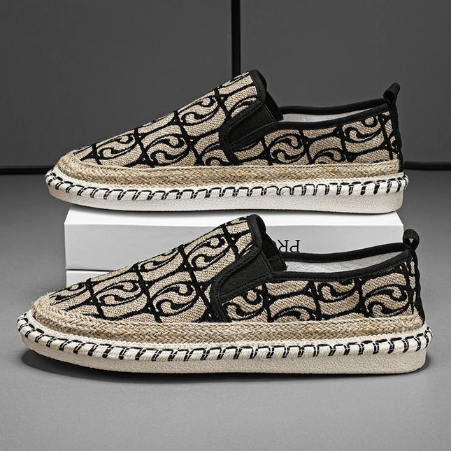 Men's Breathable Canvas Casual Loafers