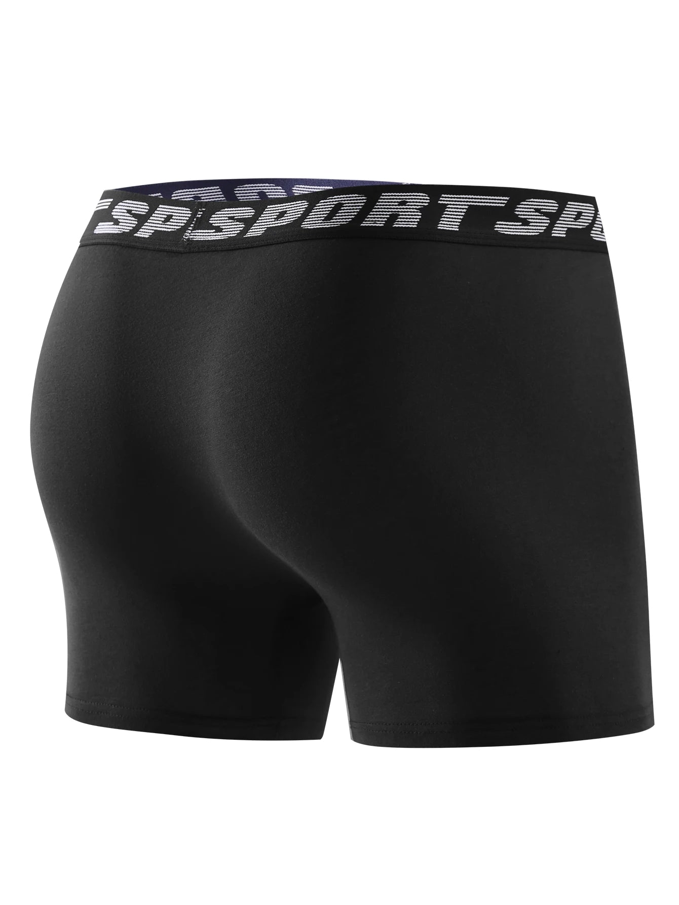 8-Pack Men's Boxer Briefs - Comfortable Long Men's Underwear