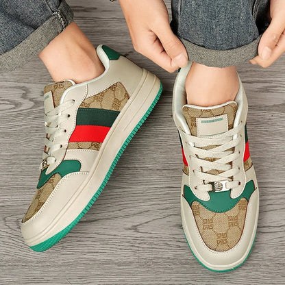 Men's Casual Breathable Non-Slip Lace-Up Sneakers – Comfortable, Lightweight Footwear