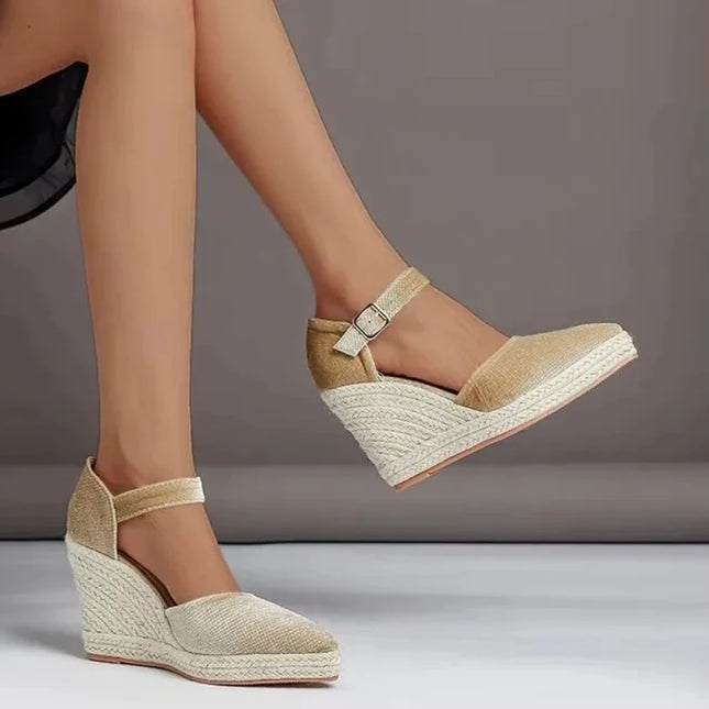 Women's Wedge Sandals - Comfortable Casual Footwear-Various Colors