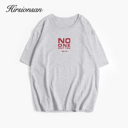 Women's Hirsionsan 'No One But You' Graphic T-Shirt - Soft Cotton Loose Fit