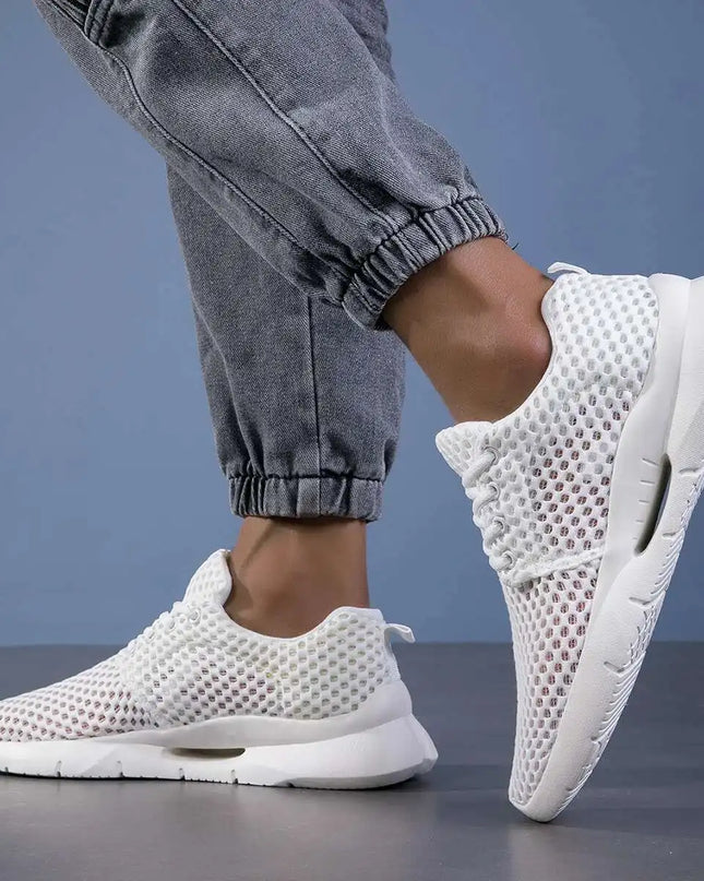 Lightweight Breathable Mesh Sneakers for Men - Comfortable & Stylish Athletic Footwear