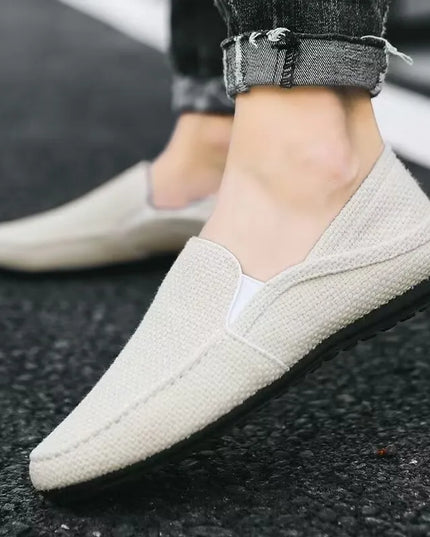 Breathable Men's Casual Flat Loafers with Soft Sole