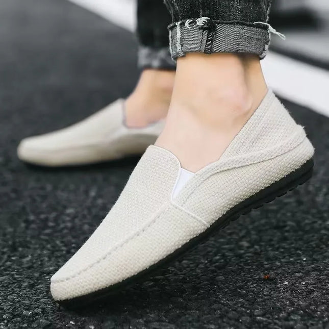 Breathable Men's Casual Flat Loafers with Soft Sole