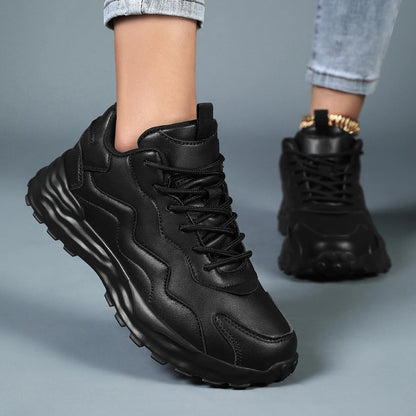 Breathable Women's Vulcanized Platform Casual Sneakers