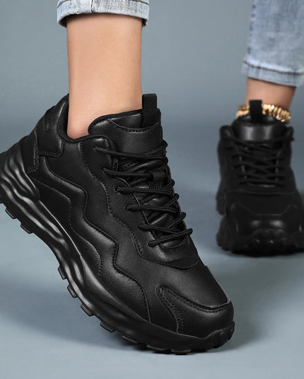 Breathable Women's Vulcanized Platform Casual Sneakers