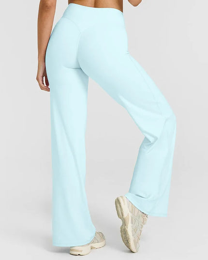 Women’s Flared Pants, Straight-Leg, Loose Fit