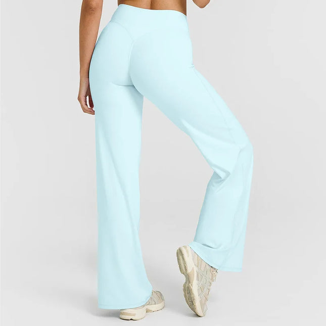 Women’s Flared Pants, Straight-Leg, Loose Fit