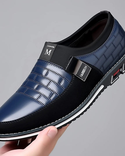 Men's Comfortable Faux Leather Slip-On Shoes