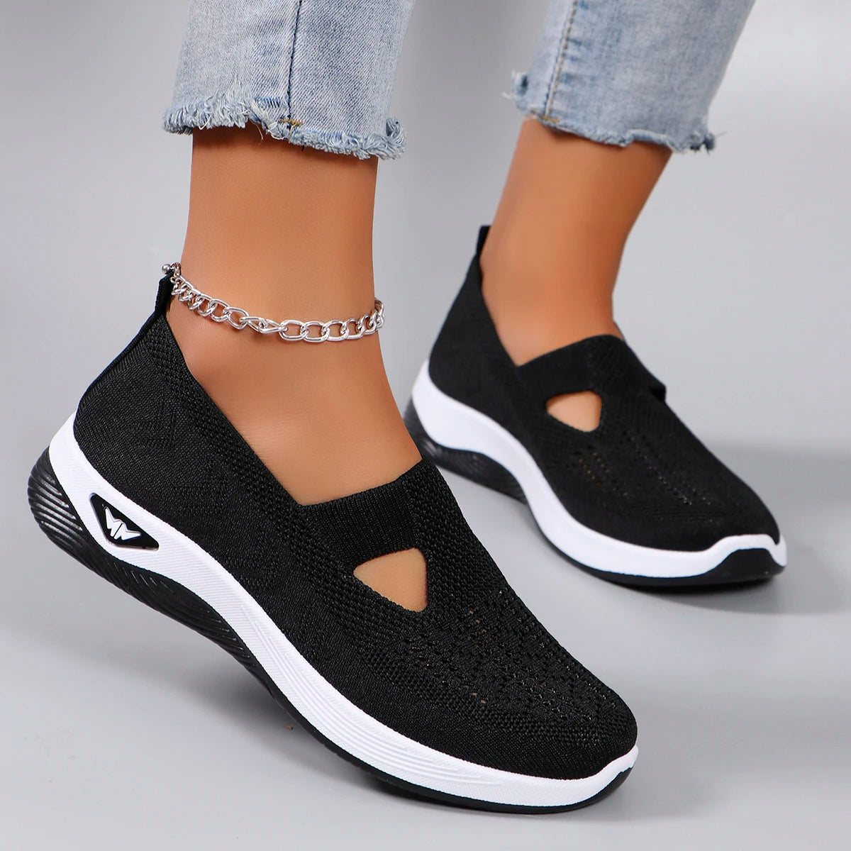 Women's Lightweight Breathable Non-Slip Sneakers - Various Colors