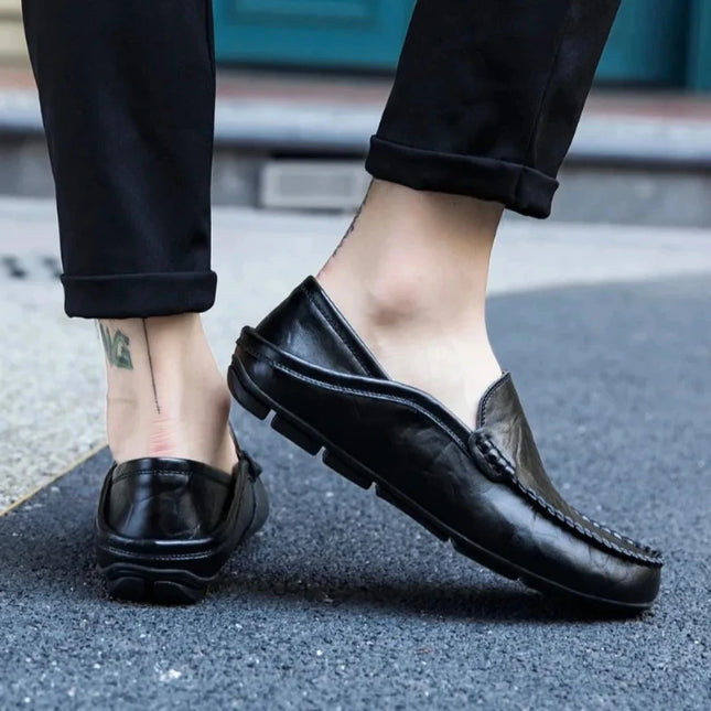 Men's Faux Leather Loafer