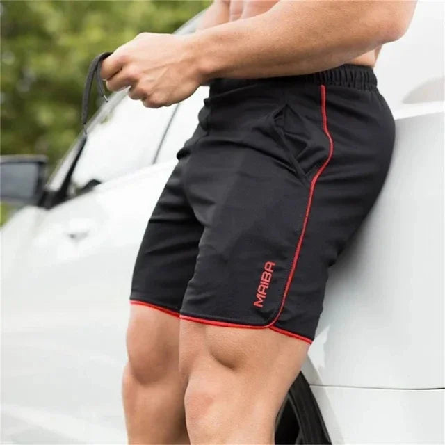 Men's Sports Fitness Shorts with Quick-Dry Fabric