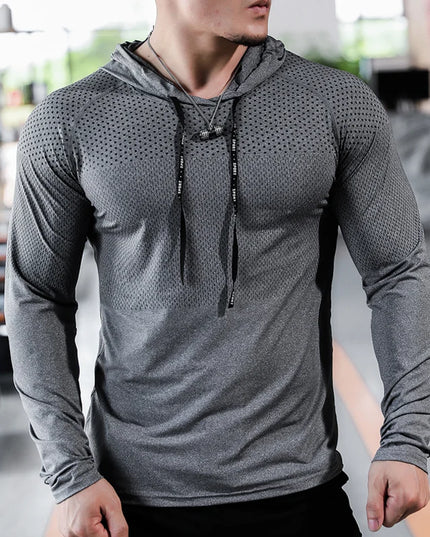 Men's Fitness Hoodie – Workout Sweatshirt for Men, Athletic Training & Gym Activewear