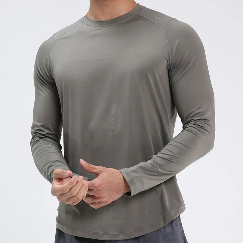 Men's Compression Slim Fit Long Sleeve Sweater