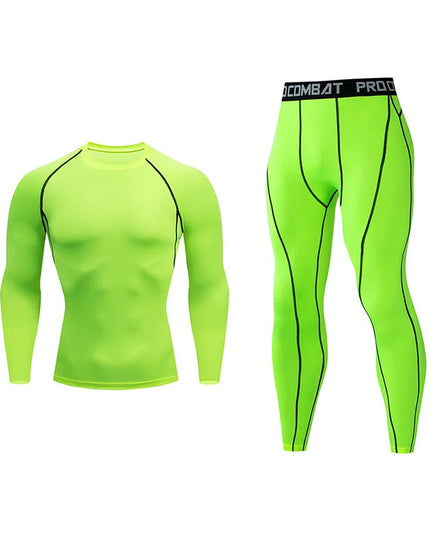 Men's 2-Piece Thermo Compression Pants and Sweater Set