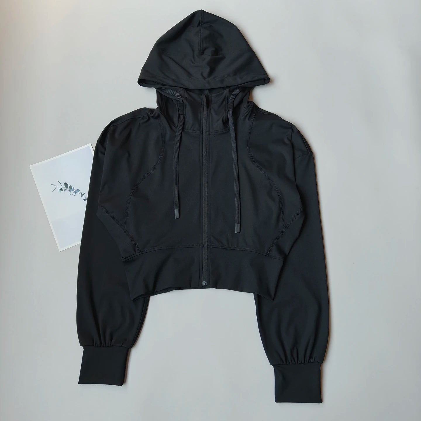 Women's Lightweight Slim Fit Hooded Running Jacket for Sports
