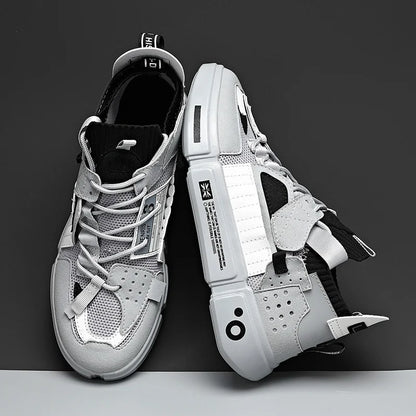 Men's Casual Sneakers - Breathable Luxury Trainers With Trendy Design