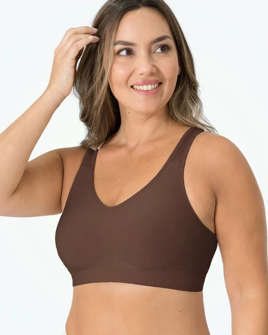 Women's Comfortable Wireless Shaper Bra with Removable Pads
