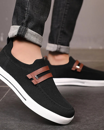 Men's Lightweight Mesh Breathable Casual Sneakers - Soft Sole Comfort Footwear