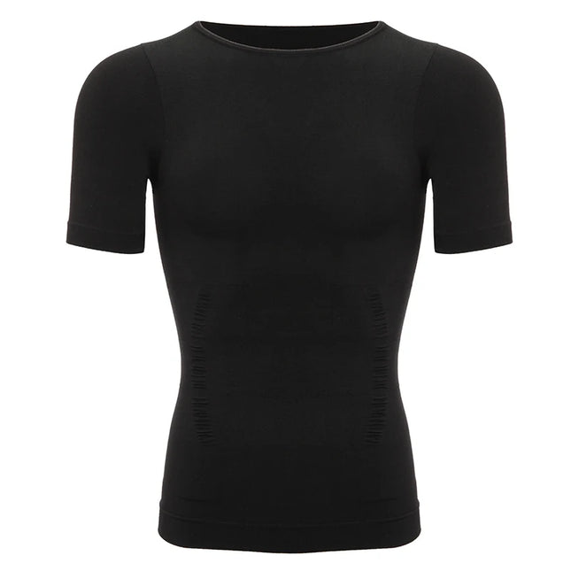1/2 Piece Men's Body Shaper T-Shirt