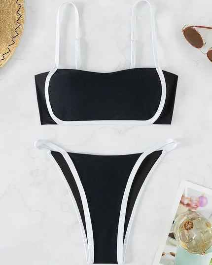 Mini Micro Thong Bikini for Women – Two-Piece Swimsuit