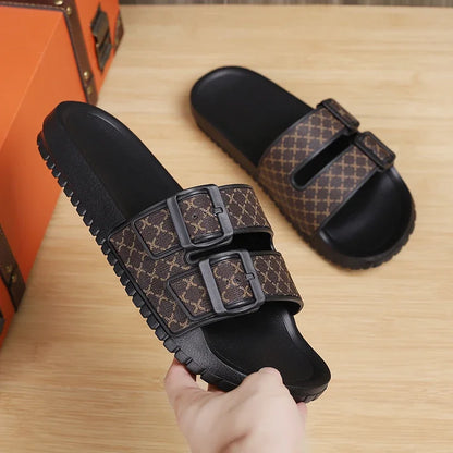 Men's Comfort Slippers & Non-Slip Slide Sandals – Casual Indoor & Outdoor Footwear
