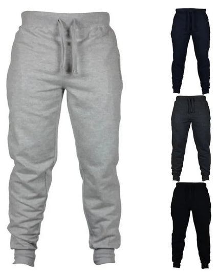 Men's Casual Fitness Joggers - Slim Fit Tracksuit - Various Colors