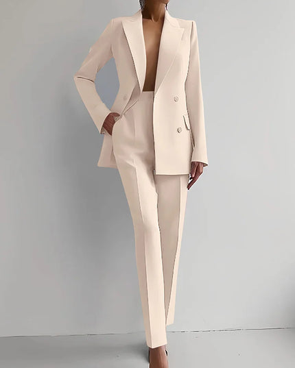 Women's Two-Piece Blazer and Pants Set
