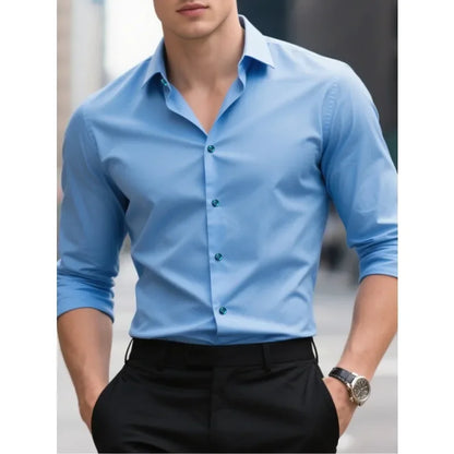 Men's Smart Casual Button Up Shirt