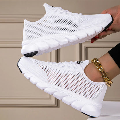 Women's Lightweight Running Sneakers with Side Mesh