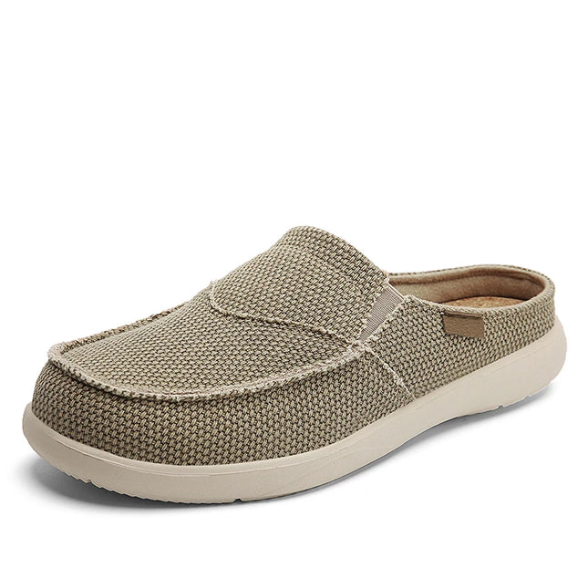 Men's Breathable Denim Canvas Slip-On Sneakers