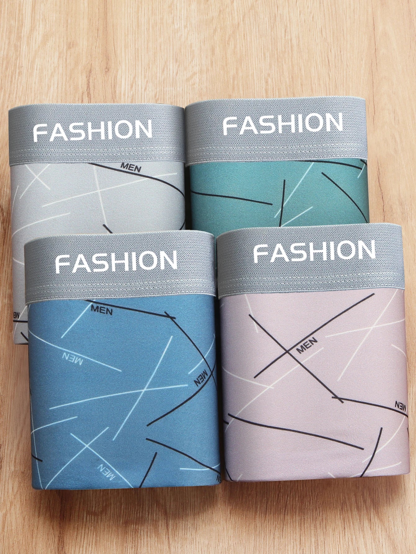 4-Pack Men's Comfortable Soft Boxer Briefs - Premium Quality, Breathable & Stylish Underwear