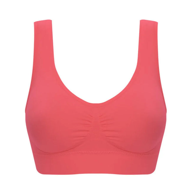 Seamless Women's Push-Up Wireless Bra with Removable Padding