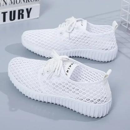 Women's Lightweight Running Sneakers with Side Mesh