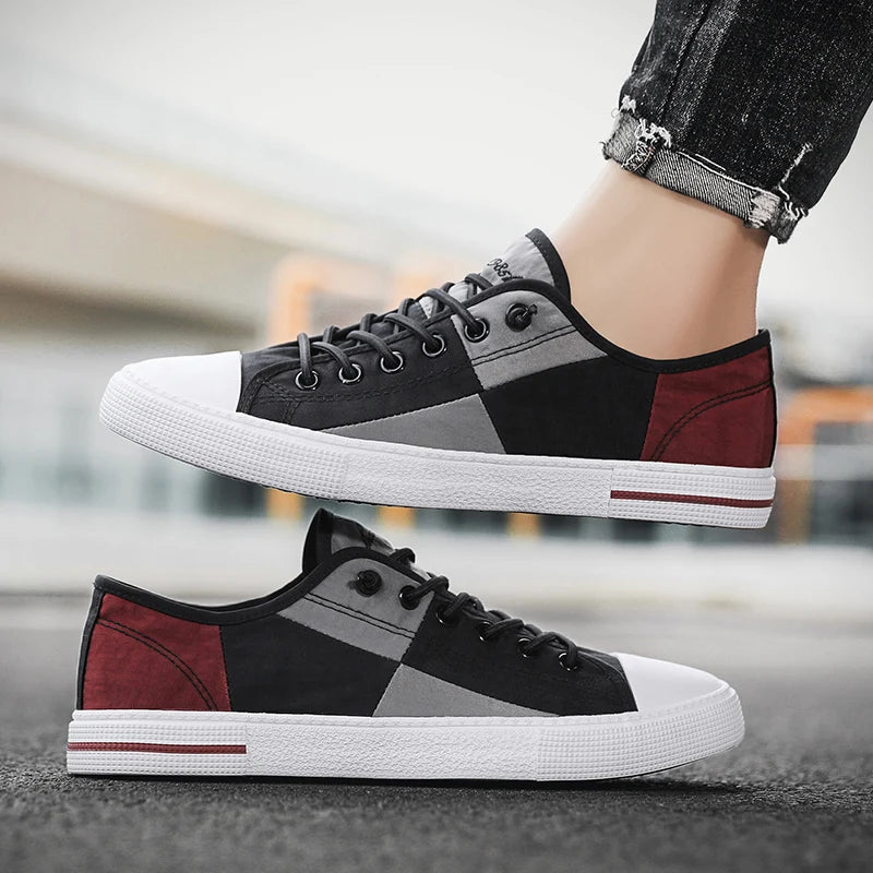 Men's Multicolor Casual Canvas Sneakers