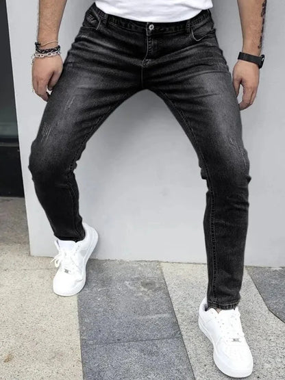 Men's Vintage Casual Stretch Denim Jeans
