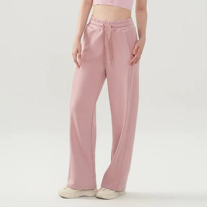 Women's Loose Fit Wide Leg Sweatpants with Drawstring