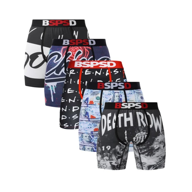 BPSD 5-Pack Men's Breathable Boxer Briefs