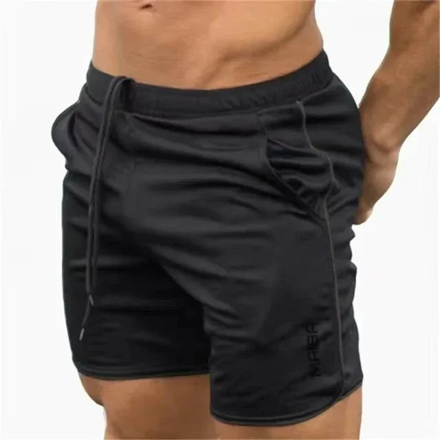 Men's Sports Fitness Shorts with Quick-Dry Fabric