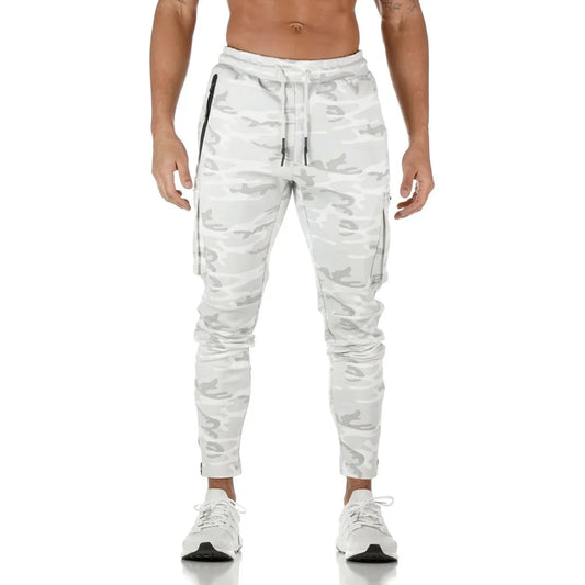  Men's Slim Fit Camo Sweatpants with Drawstring