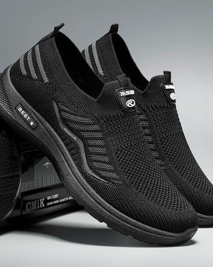 Lightweight Breathable Mesh Casual Shoes for Men - Non-Slip Design