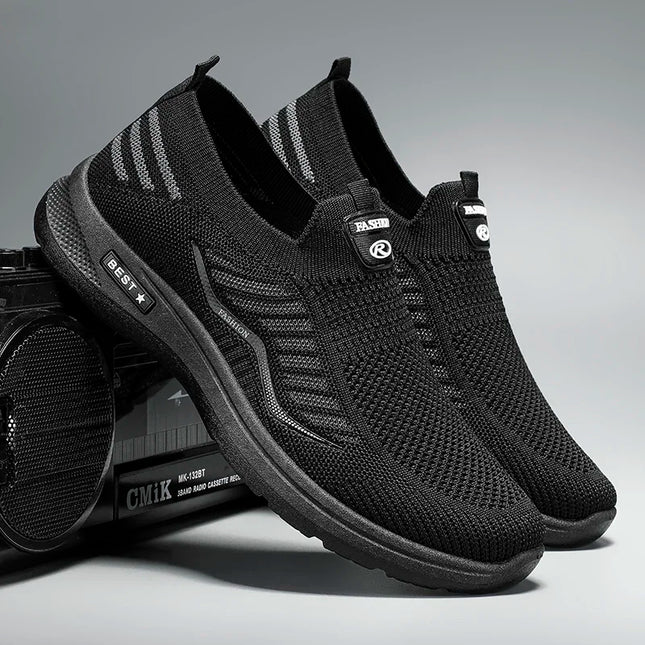 Lightweight Breathable Mesh Casual Shoes for Men - Non-Slip Design