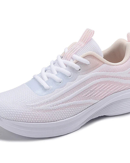 Women's Comfortable Lace-Up Sneakers - Stylish & Supportive Athletic Shoes for Women