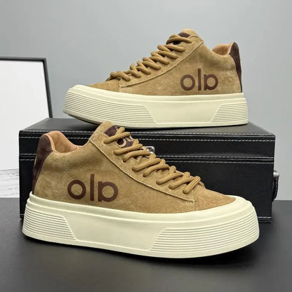 Lightweight Breathable Canvas Men's Sneakers Platform Shoes